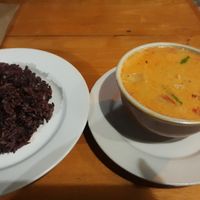 Massaman curry at Lin's Thai Vegetarian Kitchen in Koh Phangan