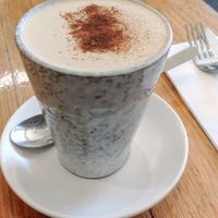 Almond chai latte at Manna Lane in Mooroolbark