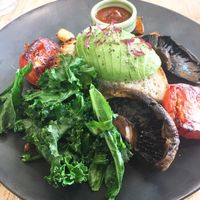 Big vegan breakfast at Manna Lane in Mooroolbark