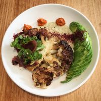 Cauliflower steak  at Manna Lane in Mooroolbark