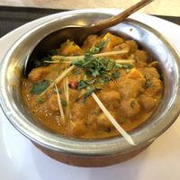 Pindi channa ordered without paneer at The Host in Tashkent