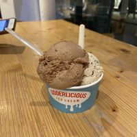 cinnamon and hazelnut stracharella   at Udderlicious in London