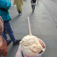 Chocolate and biscoff icecream at Udderlicious in London