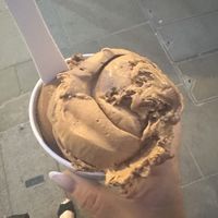 Dark chocolate and sea salt and chocolate browniee  at Udderlicious in London