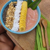 Smooth red smoothiebowl at Taste El Nido in El Nido