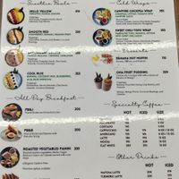 The menu   at Taste El Nido in El Nido