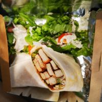 Sweet Chilli Tofu Wrap take out for lunch at Taste El Nido in El Nido