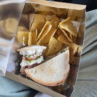 Tofu ham sandwich  at Taste El Nido in El Nido