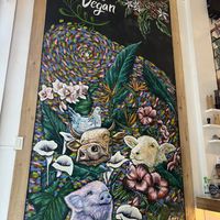 Beautiful mural   at Taste El Nido in El Nido