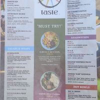 Just an example of their menu at Taste El Nido in El Nido