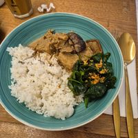 Tempeh adobo, excellent at Taste El Nido in El Nido