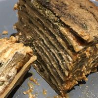 Eggplant Lasanha, one of the best vegan Lasagna I’ve ever had.  at Taste El Nido in El Nido