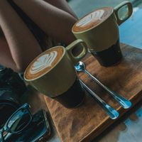 Almond milk Latte at Taste El Nido in El Nido