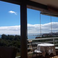 Ocean view at Surya Cafe in Portimao