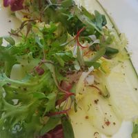 Wonderful salad at Surya Cafe in Portimao