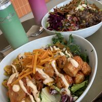 Gochujang bowl and burrito bowl  at Kokomo - Vine St in Vancouver