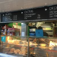 Menu at Garbanzos Food Truck in East London
