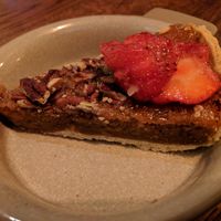 Vegan Pecan Tart at The Castle in Castleton