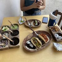 Vegan tacos  at El Itacate in Sayulita