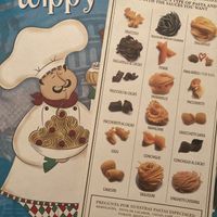 The many types of pasta! at Cevicheria Trattoria Donde Wippy in Cartagena