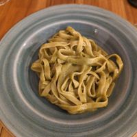 Pasta with pesto (vegetarian) at Cevicheria Trattoria Donde Wippy in Cartagena