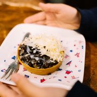 Martabak with cheese & Oreo
(Indonesian pancake with cheese & Oreo topping) at Bali-Bali Indonesia in Kyoto
