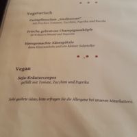 Menu at Das Leipolds in Volkach