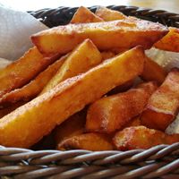 sweet potato fries at Shū Shí NánHái 舒食男孩 in Chishang