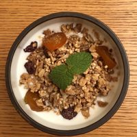 granola yogurt at Nova Kitchen in Seoul
