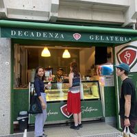   at Decadenza Gelateria in Leuven