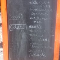 Menu at Decadenza Gelateria in Leuven