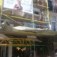 Outside at Decadenza Gelateria in Leuven