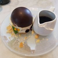 Chocolate bomb at Erpingham House in Norwich