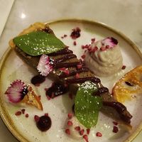 Pumpkin pie at Erpingham House in Norwich