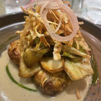 Mushroom & parsnip rösti  at Erpingham House in Norwich