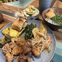 Even little banh mi sandwiches @ the buffet!   at Veggie Castle - Yen Ninh in Hanoi