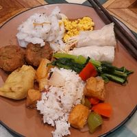 My plate today at Veggie Castle - Yen Ninh in Hanoi