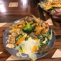 I was very hungry.. at Veggie Castle - Yen Ninh in Hanoi