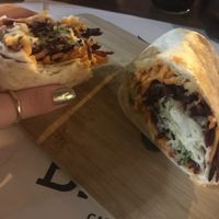 Zucchini and quinoa wrap at Bazza in Sibenik