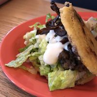 Gorditas with added sweet potato   at Jajaja Mexicana - Williamsburg in Brooklyn