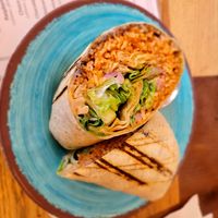 Pollo Fresco Burrito-- my favorite! Great for takeout since it's not too messy at Jajaja Mexicana - Williamsburg in Brooklyn