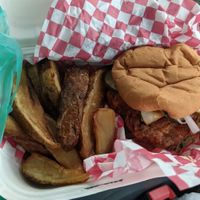 Crispy chickpea N wedges   at Des Fresh Foods in Des Moines