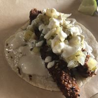 Tofu “del mar” taco at Mission Kitchen - Food Truck in Orlando