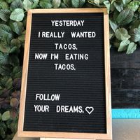 Sign in seating area at Mission Kitchen - Food Truck in Orlando
