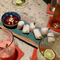 Vietnamese spring rolls at Monsoon Colombo in Colombo