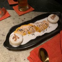 Mango & sticky rice with coconut cream at Monsoon Colombo in Colombo