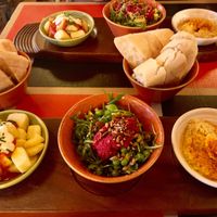 Vegan tapas board with mayo at Lounges - Dorado Lounge in Warrington