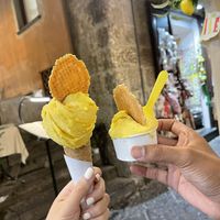 Delicious gealto  at Antica Gelateria in Sorrento