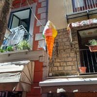 In a charming street, look for the giant cone at Antica Gelateria in Sorrento