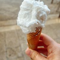 vegan coconut ice cream  at I Vizi Degli Angeli in Matera